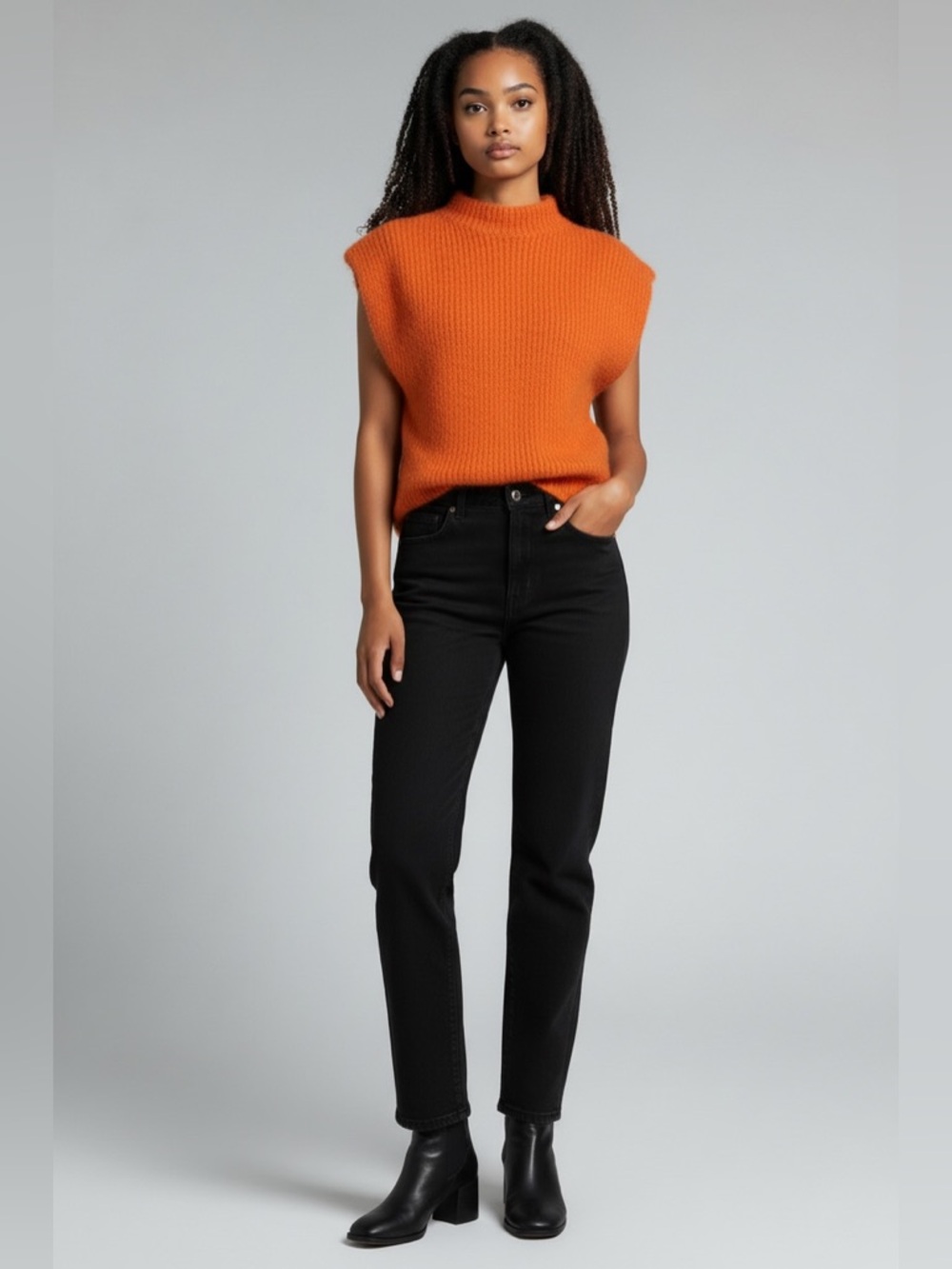 ZARA wool and alpaca blend vest Sweater Stretch - Bloggers favourite - Picture 9 of 10